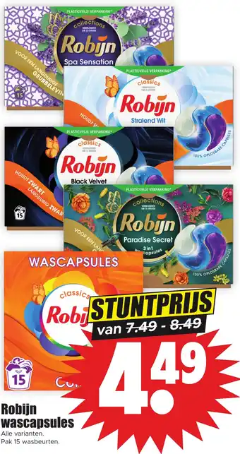 Dirk Robijn wascapsules aanbieding