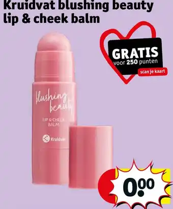 Kruidvat blushing beauty lip & cheek balm aanbieding