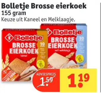 Kruidvat Bolletje brosse eierkoek 155 gram aanbieding