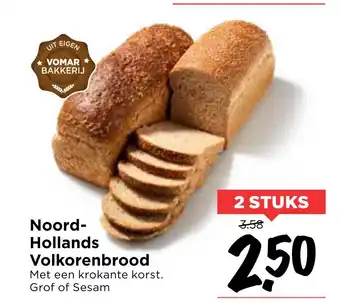 Vomar Voordeelmarkt Noord- hollands volkorenbrood aanbieding