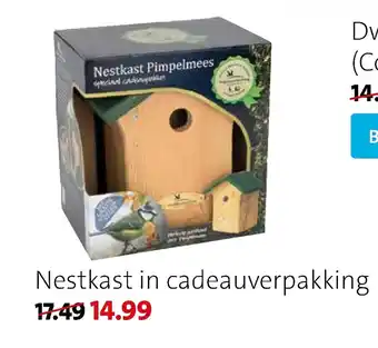 Intratuin Nestkast in cadeauverpakking aanbieding