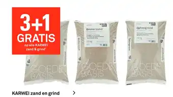 Karwei KARWEI zand en grind aanbieding