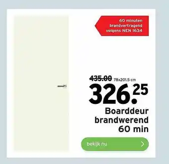 GAMMA Boarddeur brandwerend 60 min aanbieding