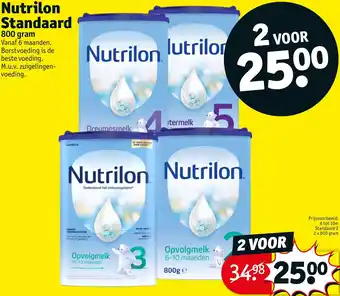 Kruidvat Nutrilon Standaard 800g aanbieding