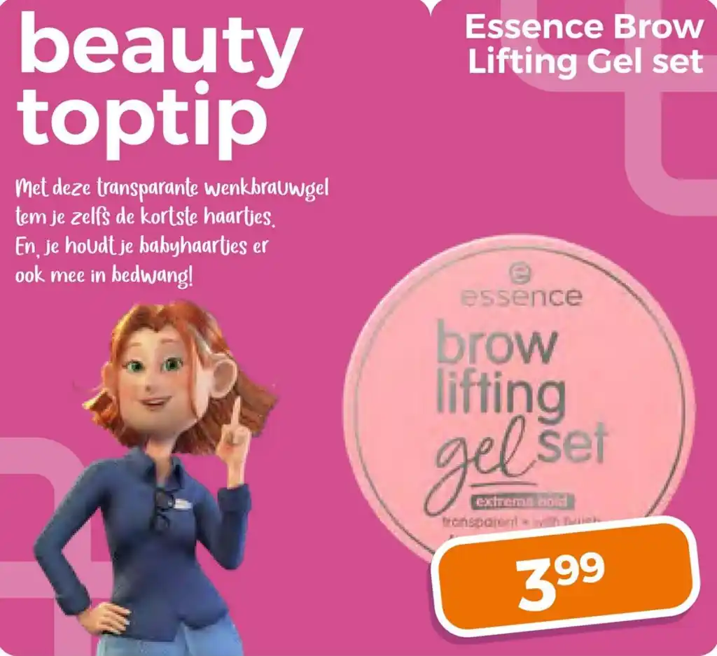 Essence Brow Lifting Gel Set Aanbieding Bij Trekpleister