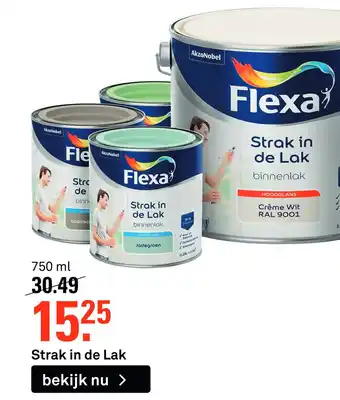 Karwei Flexa Strak in de Lak 750 ml aanbieding