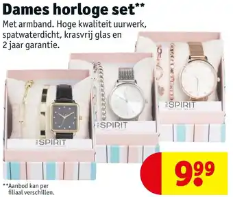 Kruidvat Dames horloge set aanbieding