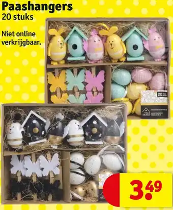 Kruidvat Paashangers 20 stuks aanbieding