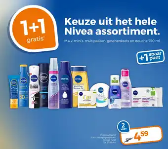 Trekpleister Nivea assortiment aanbieding