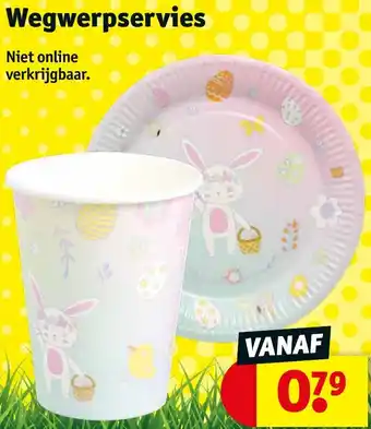 Kruidvat Wegwerpservies aanbieding