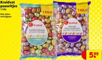 Kruidvat paaseitjes 1 kilo aanbieding