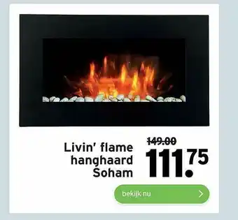 GAMMA Livin' flame hanghaard soham aanbieding