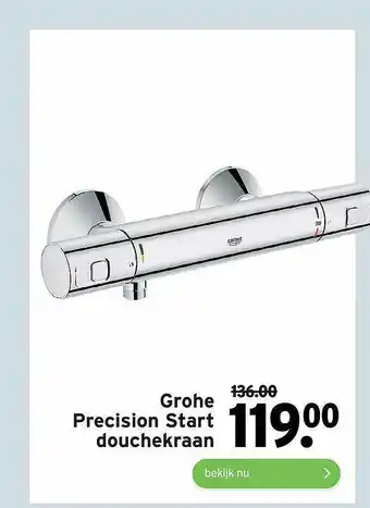 GAMMA Grohe precision start douchekraan aanbieding