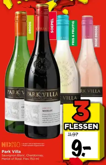 Vomar Voordeelmarkt Park Villa 750ml aanbieding