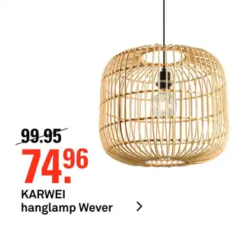 Karwei KARWEI hanglamp Wever aanbieding