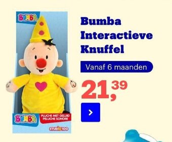 Bol.com Bumba Interactieve Knuffel aanbieding
