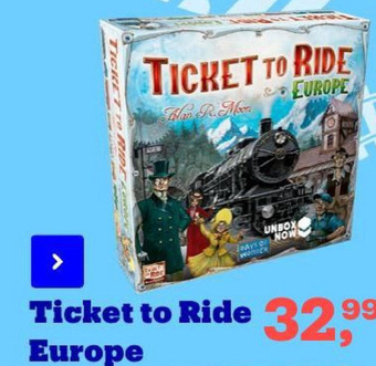 Bol.com Ticket to Ride Europe aanbieding