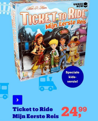 Bol.com Ticket to Ride Mijn Eerste Reis aanbieding
