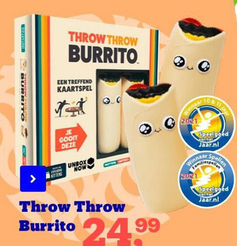 Bol.com Throw Throw Burrito aanbieding