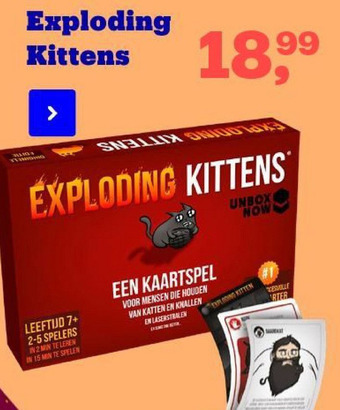 Bol.com Exploding Kittens aanbieding