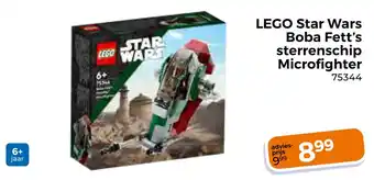 Trekpleister LEGO Star Wars Boba Fett's sterrenschip Microfighter aanbieding