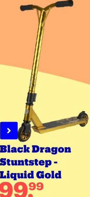 Bol.com Black Dragon Stuntstep - Liquid Gold aanbieding