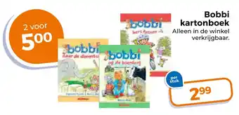 Trekpleister Bobbi kartonboek aanbieding