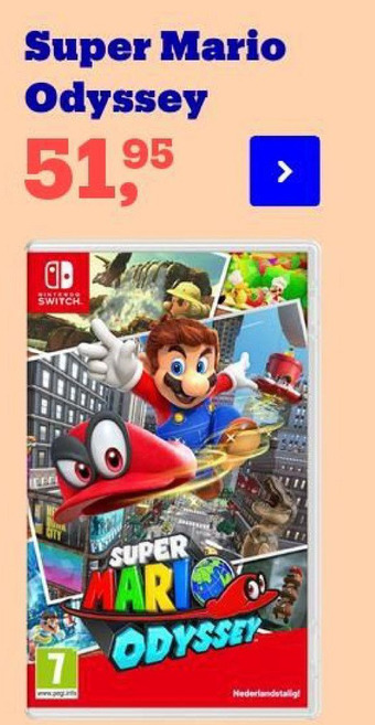 Bol.com Super Mario Odyssey aanbieding
