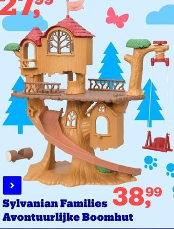 Bol.com Sylvanian Families Avontuurlijke Boomhut aanbieding