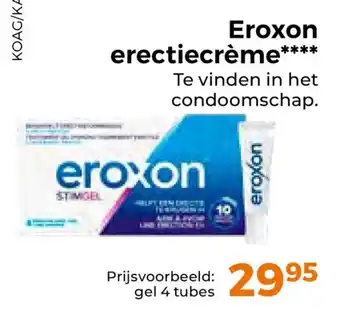 Trekpleister Eroxon erectiecrème aanbieding