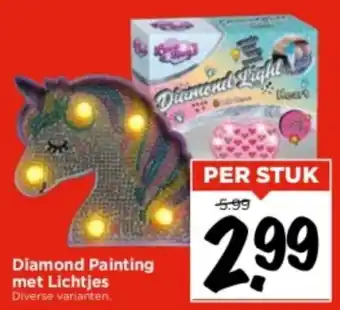 Vomar Voordeelmarkt Diamond Painting met Lichtjes aanbieding