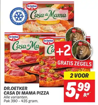 Dekamarkt DR.OETKER CASA DI MAMA PIZZA aanbieding