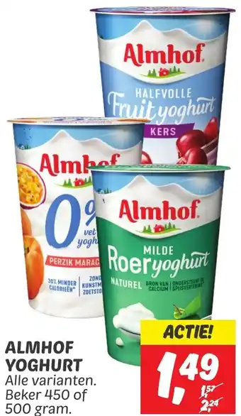 Dekamarkt ALMHOF YOGHURT aanbieding