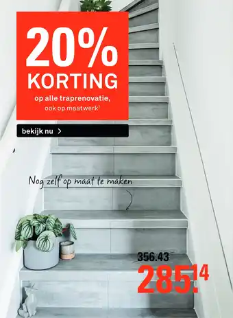 Karwei Traprenovatie aanbieding