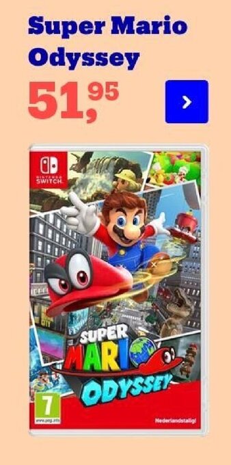 Bol.com Super Mario Odyssey aanbieding