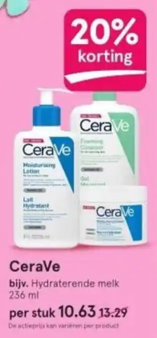 Etos CeraVe 236ml aanbieding