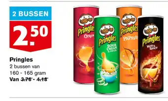 Hoogvliet Pringles 160-165 gram aanbieding