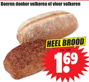 Dirk Boeren donker volkoren of vloer volkoren aanbieding