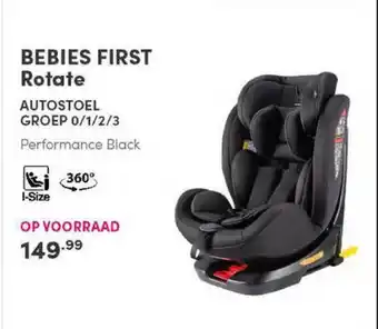 Baby & Tiener Bebies Frist Rotate Autostoel Groep 0-1-2-3 aanbieding