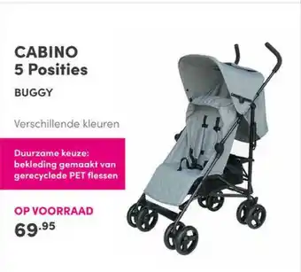 Baby & Tiener Cabino 5 Posities Buggy aanbieding