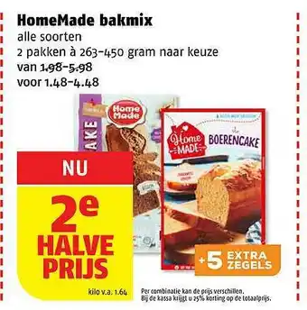 Poiesz HomeMade Bakmix aanbieding