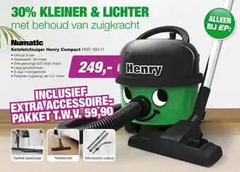 EP Ketelstofzuiger Henry Compact aanbieding