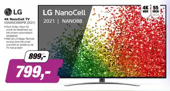 EP LG 4K NanoCell TV 55NANO886PB 2021 aanbieding