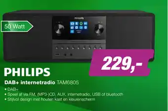 EP DAB+ internetradio TAM6805 aanbieding