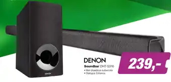 EP Denon Soundbar DHT-S316 aanbieding