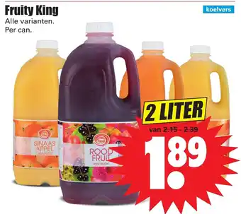 Dirk Fruity King sap 2L aanbieding