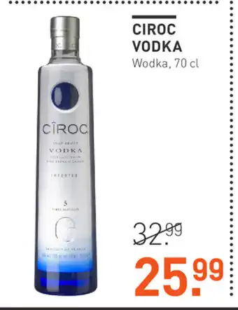 Gall & Gall Ciroc Vodka 70cl aanbieding