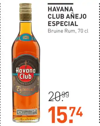 Gall & Gall Havana club anejo especial 70cl aanbieding