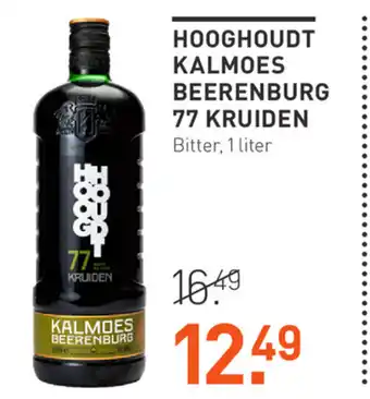 Gall & Gall Houghoudt Kalmoes Beerenburg 77 Kruiden 1L aanbieding