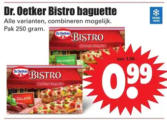 Dirk Dr. Oetker Bistro Baguette 250g aanbieding